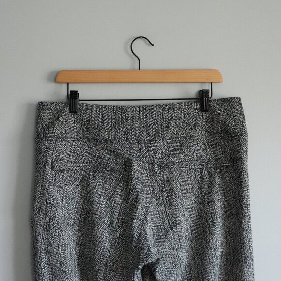 Athleta Women's Black/White Sz XL Delancey Moto Pull-On Stretch Pants - Picture 5 of 13